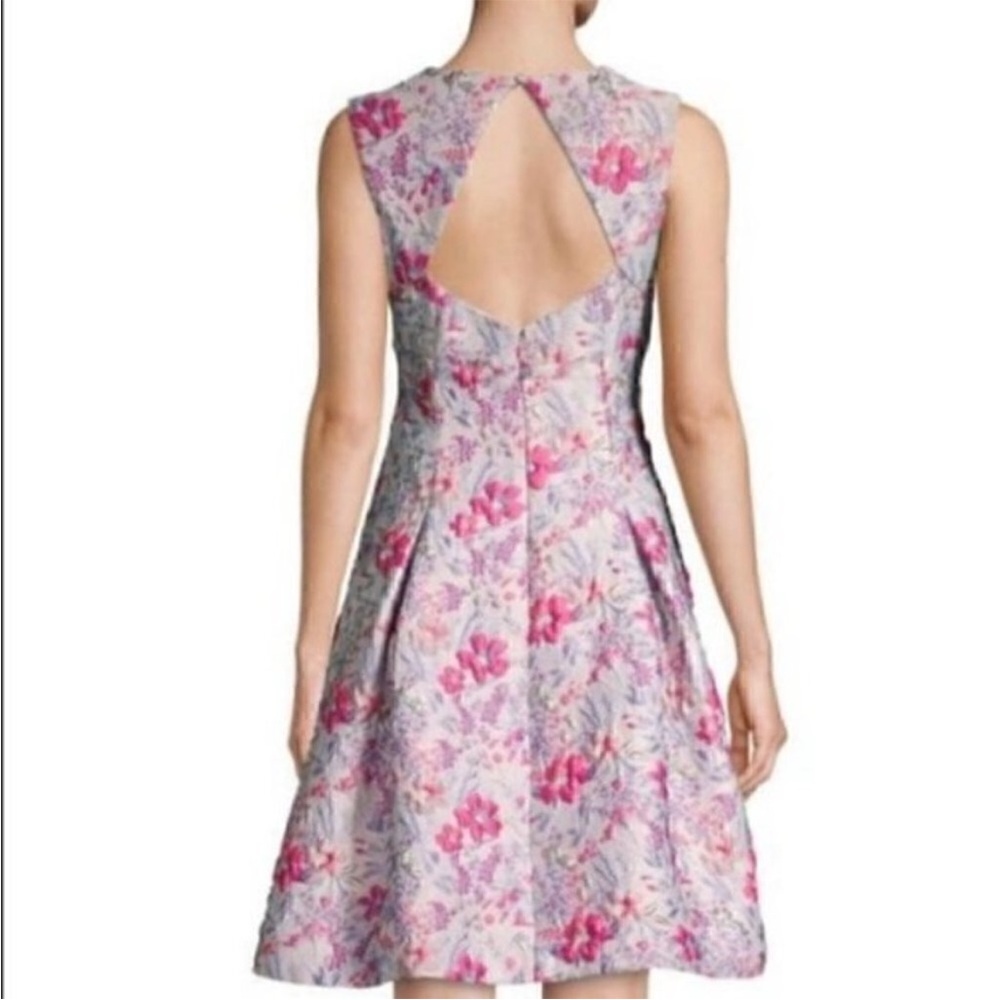 Aidan Mattox Jacquard Open Back Flare Dress. 6.  NWT. - Picture 12 of 16
